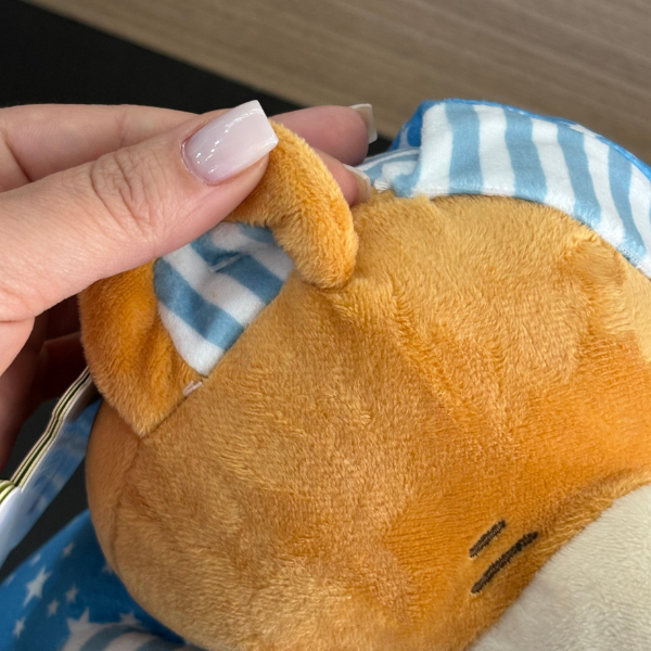 Foto de cliente com o Meu Primeiro Urso